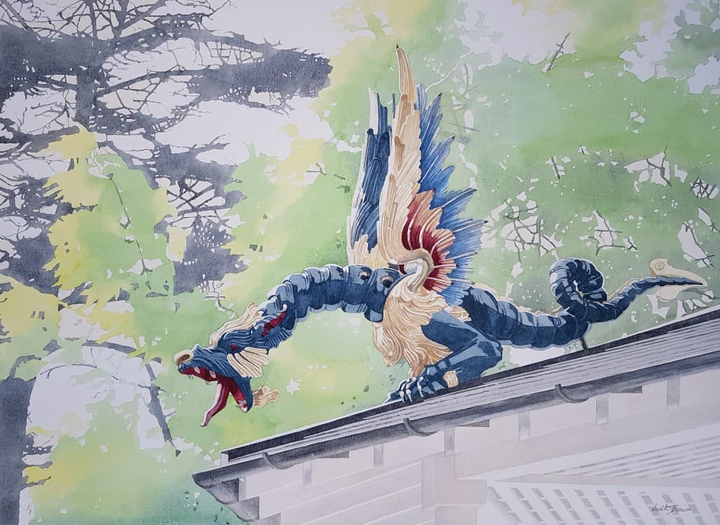 'Visit Me', Pagoda Dragon